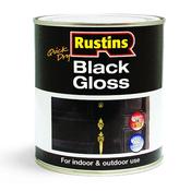Rustins Black Gloss Paint Q/D image