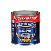 Hammerite Smooth Silver 750ml + 33% Free