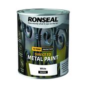 Ronseal Direct To Metal White Gloss 750Ml image