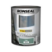 Ronseal uPVC Paint Sage Satin 750ml image