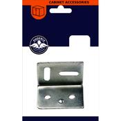 1 1/2 Inch Zinc Plated Stretcher Plates - 4 Pack image