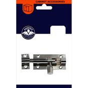 2 1/2 Inch Chrome Barrel Door Bolt image