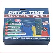 Dry N' Time Metal Clothes Line Winder Set