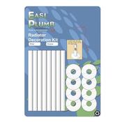 Easi Plumb White Radiator Decoration Kit