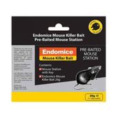 Endomice Mouse Killer Bait 20g Pre-Baited Mouse Station