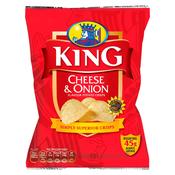 King 
Cheese &amp; Onion
50 x 45g