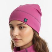 Adults Bright Pink Merino Wool Beanie image