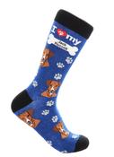 I Love my Jack Russell socks image
