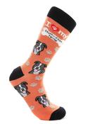 I love my Staffordshire terrier socks