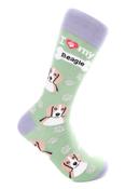 I love my beagle socks image