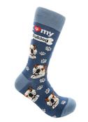 I love my bulldog socks