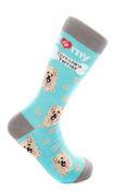 I love my Yorkshire terrier socks image