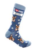 I love my German Shepherd socks image