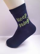 Keep going socks image