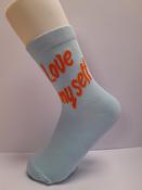 Love myself socks image