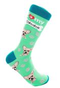 I love my chihuahua socks image