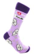 I love my poodle socks image