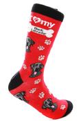 I love my black Labrador socks image