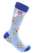 I love my Golden Retriever socks image
