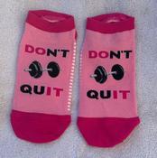 Don't quit socks image