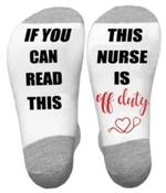 Off duty nurse socks image