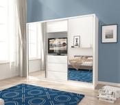 Vision with mirror 250 cm - white mat image