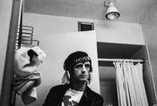 Eamon Carr - Self portrait wearing Peter Tosh’s headgear, March 1979