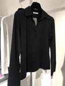 DECK SHIRT WITH COLLAR AND CUFF - BLACK image
