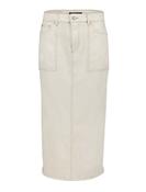 RED BUTTON SIBELLE SKIRT UTILITY ECRU DENIM image