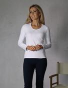 DECK PAULA LONG SLEEVE TOP - WHITE image