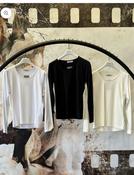DECK PAULA LONG SLEEVE TOP - CREAM image