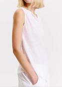 TRANSIT SLUB COTTON KNITTED TANK - WHITE image