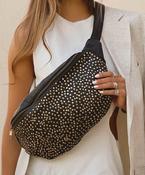 DEPECHE BAG WITH GOLD STUDS image