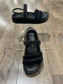 PATRIZIA BONFANTI SANDALS - LUCY BIG BIE WASHED SAT BLACK image