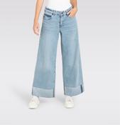 SUPER WIDE JEAN - 99% cotton 1% spandex - DENIM - AZUR BLUE