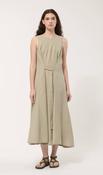 HUMILITY LITHANE DRESS -  ARMY / (SAGE GREEN)
