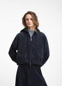 JANE LUSHKA GOLIA JEANS HOODIE BOMBER - BLUE image