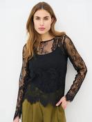 NU DENMARK CHARLOTTE TOP L/S - BLACK image
