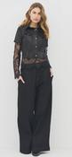 NU DENMARK ERICA TROUSERS - BURGUNDY MIX image