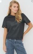 NU DENMARK EMBERLY TEE  - BLACK image