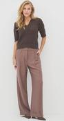 NU DENMARK EILA TROUSERS - ROSE MELANGE