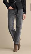 RED BUTTON CASSIE GREY DENIML31 - GREY USED L28 image