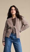 RED BUTTON CARDIGAN SPARKLE - LIGHTSAND image