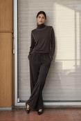 JANE LUSHKA JANICE VISCOSE TOP - BROWN image