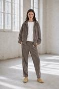 JANE LUSHKA BERTINI JEANS BAREL PANTS -  TAUPE CORDUROY PANTS image