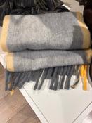 GREY/YELLOW CHECK SCARF image