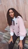 NOEN KNIT CARDIGAN - PINK image