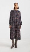 KAETHE DRESS - BROWN / BLACK image