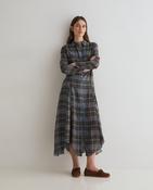 YERSE MIDI DRESS -  MULTICOLOUR  CHECK image