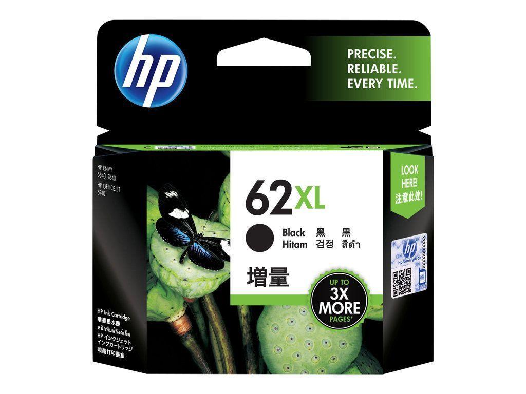 HP 62XL High Yield Black Ink Cartridge C2P05AE - Prints 600 Pages